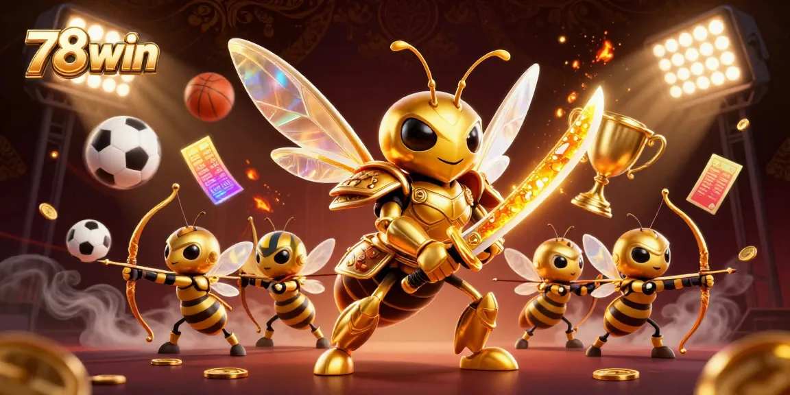 Engage in thrilling moments at 78win with a dynamic 3D casino scene showcasing epic sports betting elements.