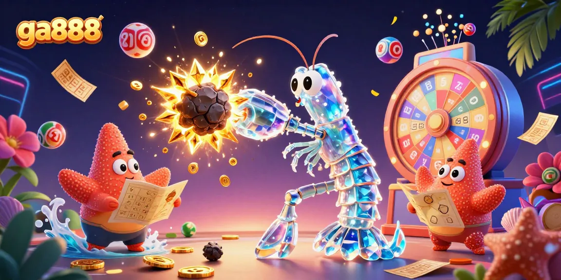 Engage with ga888's dynamic gaming world, featuring vibrant characters and thrilling casino elements.