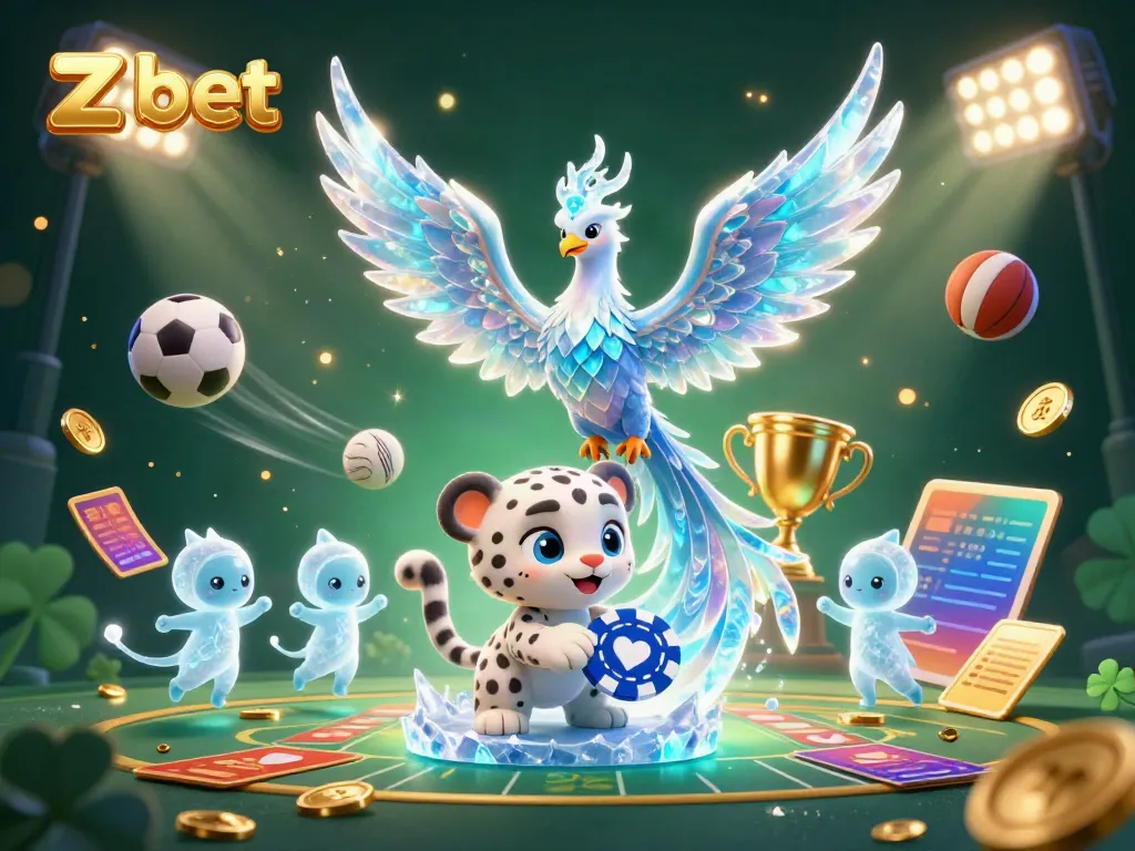 Experience the excitement of z bet with engaging 3D casino characters and dynamic sports elements.