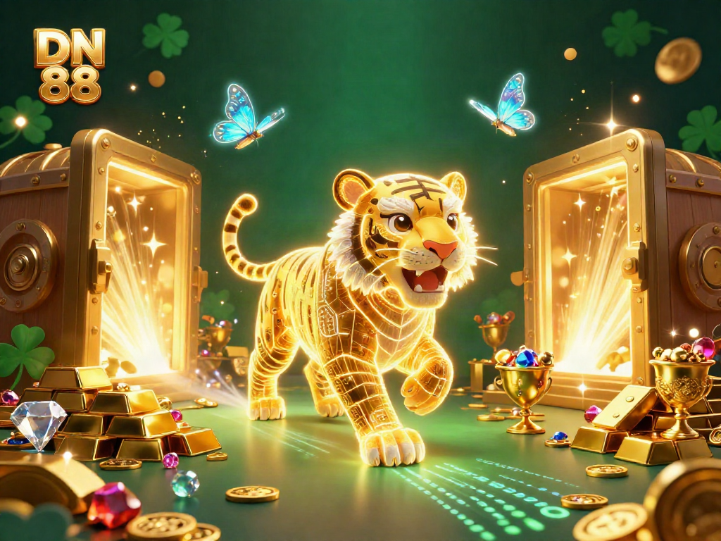 Experience thrilling gameplay at DN 88 with a vibrant casino scene full of treasures and adventure.