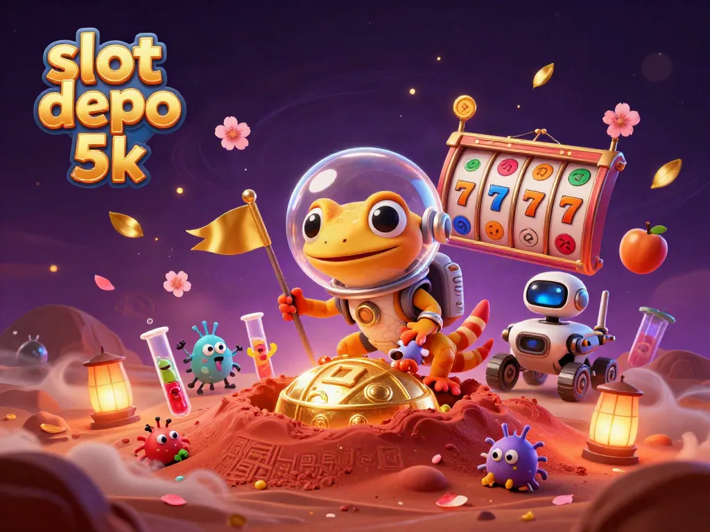 Experience gaming thrills with slot depo 5k at the golden Martian casino!