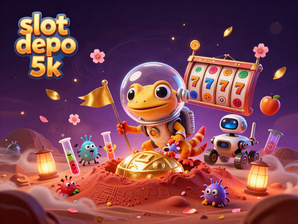 Experience gaming thrills with slot depo 5k at the golden Martian casino!