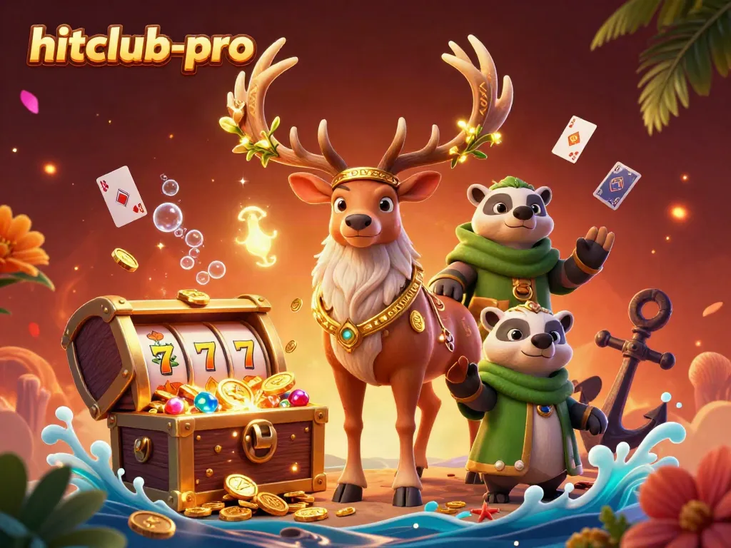Experience the thrill of hitclub-pro with vibrant 3D casino elements and enchanting characters.
