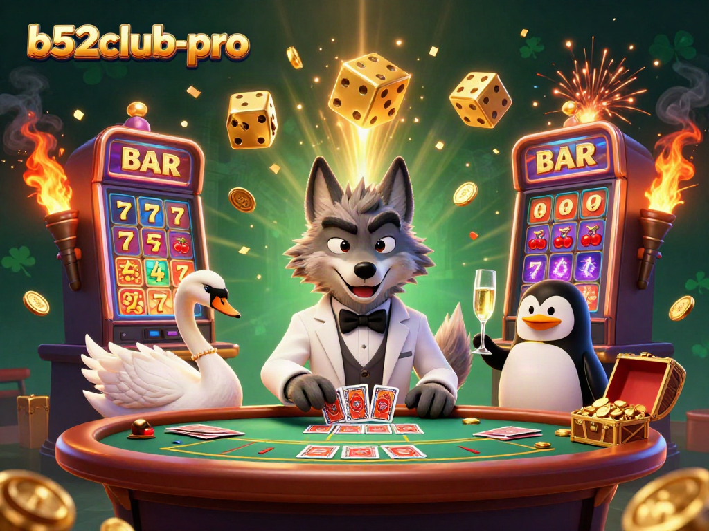 Experience thrilling gameplay at b52club-pro with charming characters and jackpot excitement.