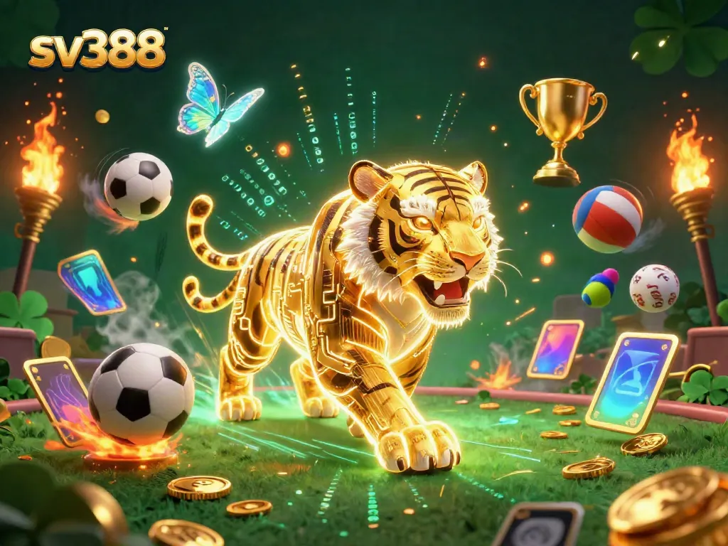 Experience thrilling cockfighting action with sv388 in a dynamic digital casino setting.