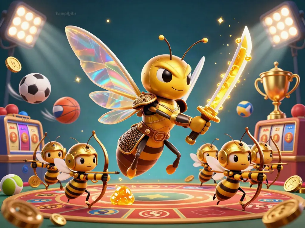 Tampiljitu showcases winning streaks with a giant hornet warrior, reinforcing excitement in the gaming scene.