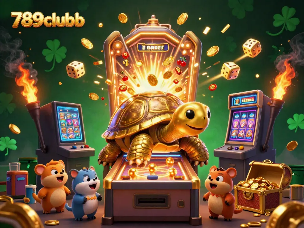 Experience thrilling games at 789clubb with delightful casino-themed visuals and engaging characters.