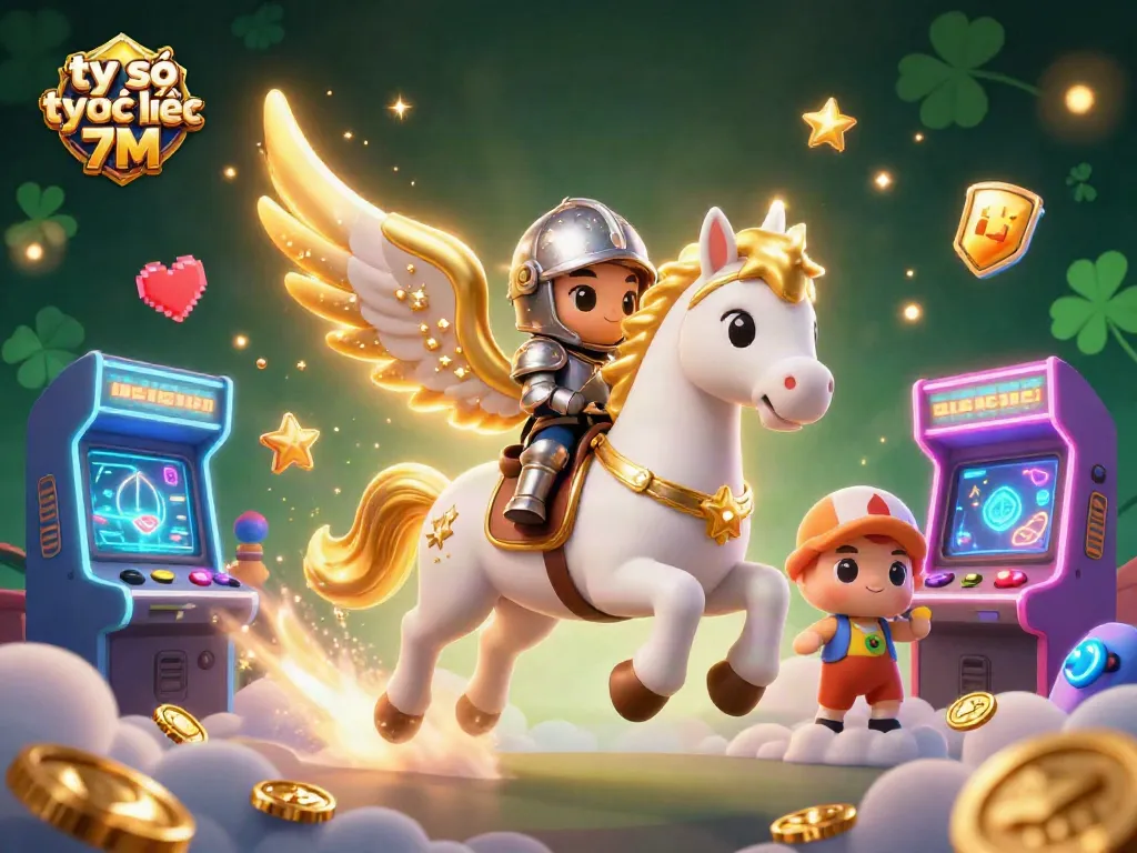Track the latest tỷ số trực tuyến 7M with vibrant 3D characters and elements, capturing the thrill.