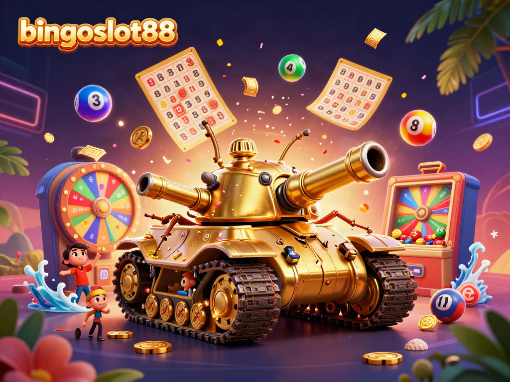 Permainan bingo seru di bingoslot88 dengan suasana kasino mini yang menarik.
