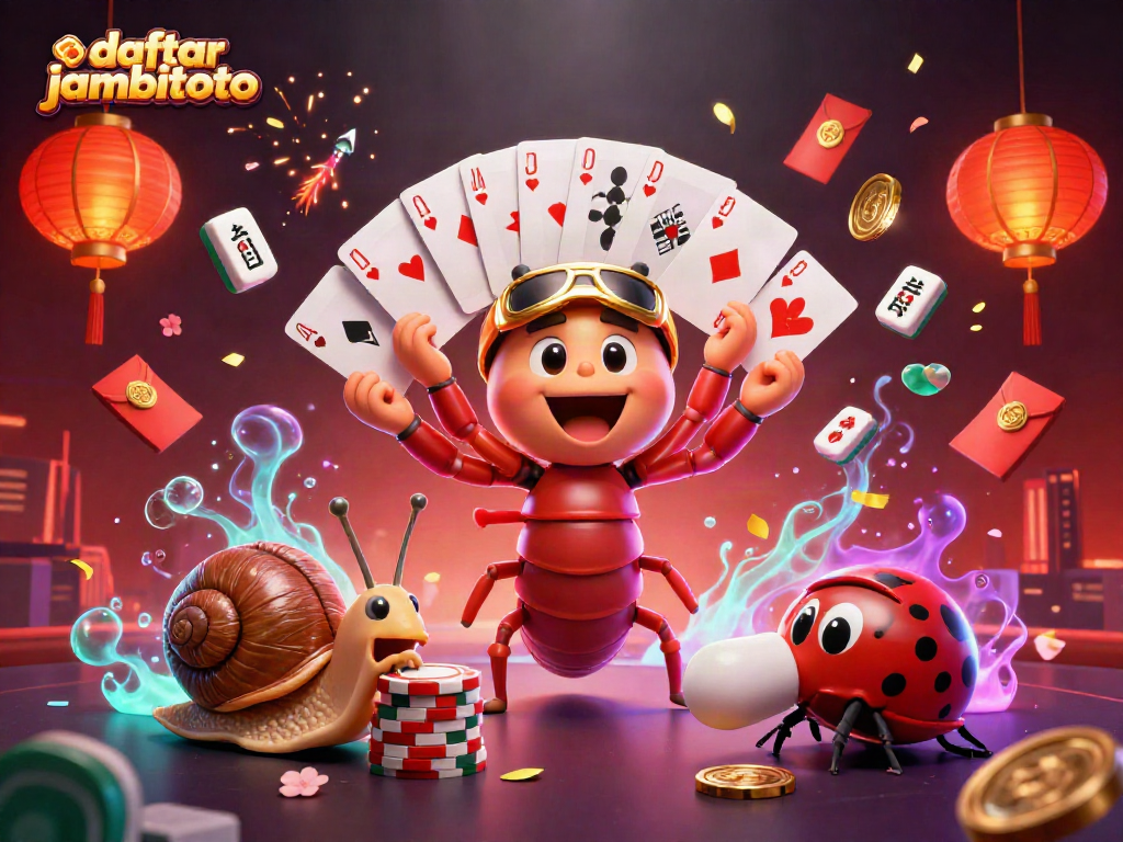 Engage with daftar jambitoto by joining a vibrant casino scene filled with excitement and colorful characters.