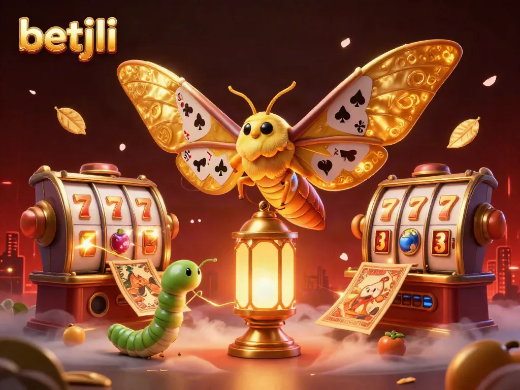 Experience thrilling gameplay at betjili with dynamic slot reels showcasing bright symbols and golden elements.